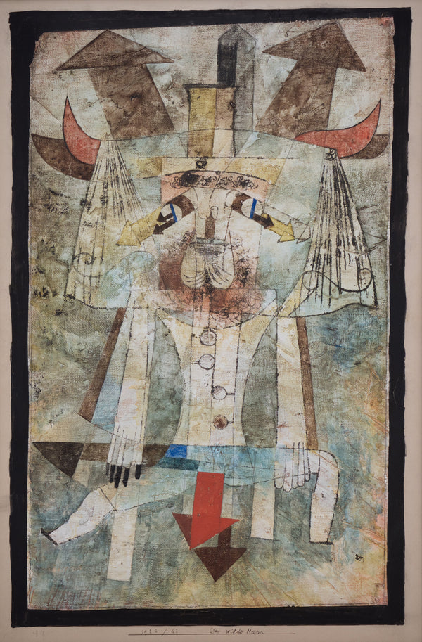 Paul Klee — The Wild Man (Der wilde Mann) | Bauhaus Fine Art Print