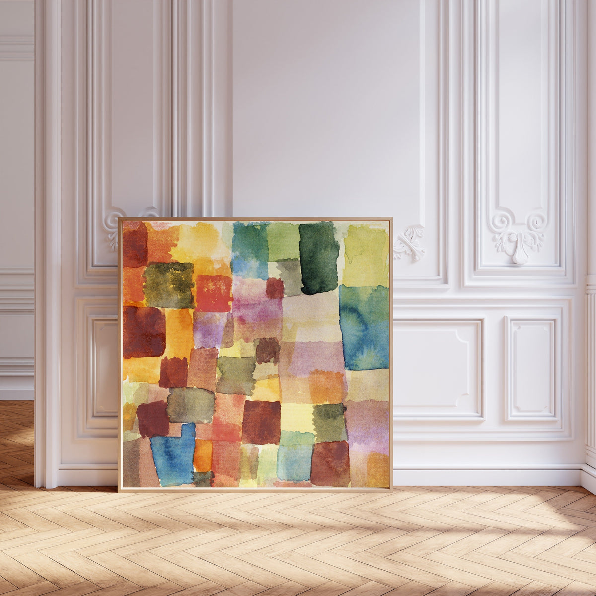 Paul Klee — Untitled (Watercolour Squares) | Bauhaus Fine Art Print - 9ArtPrints