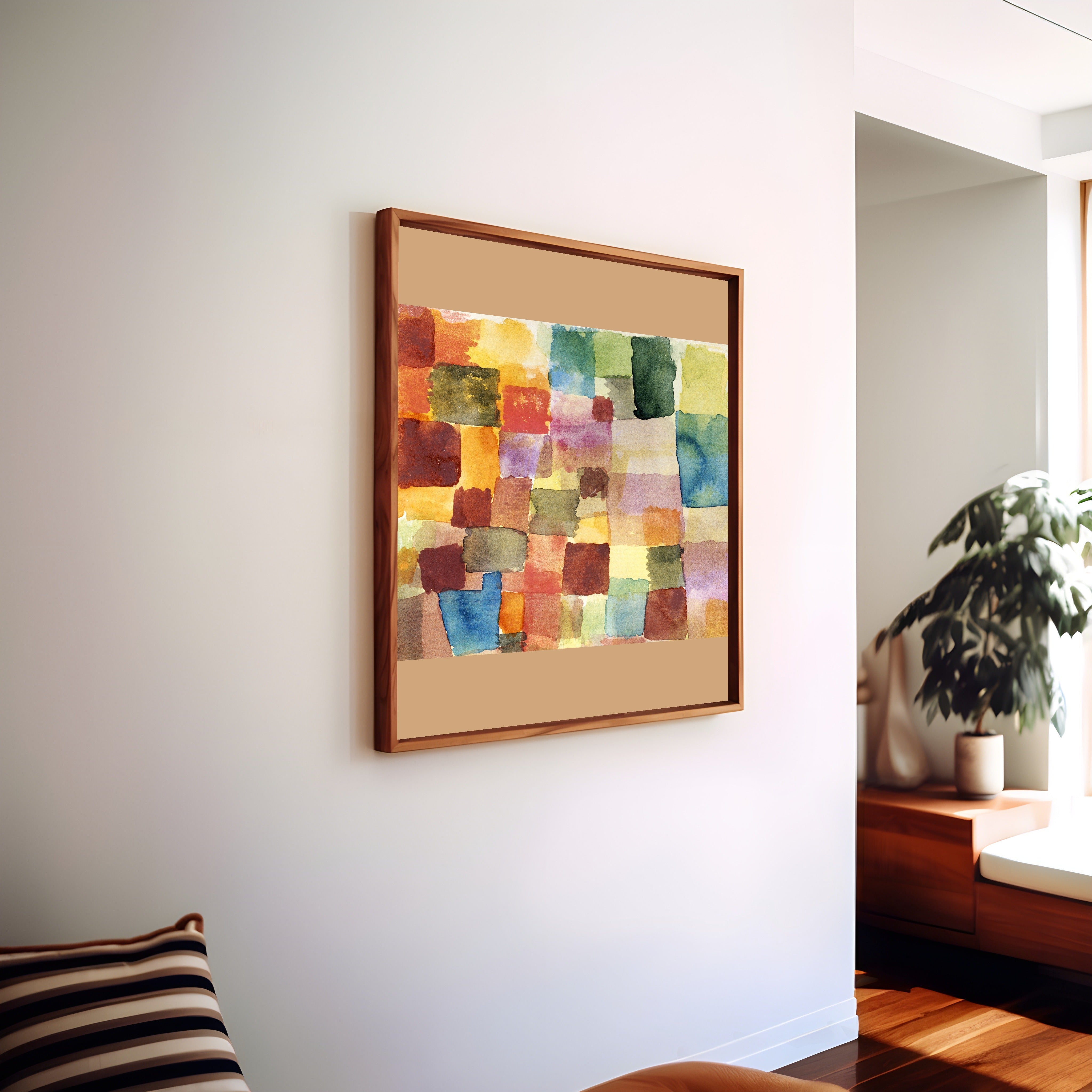 Paul Klee — Untitled (Watercolour Squares) | Bauhaus Fine Art Print - 9ArtPrints