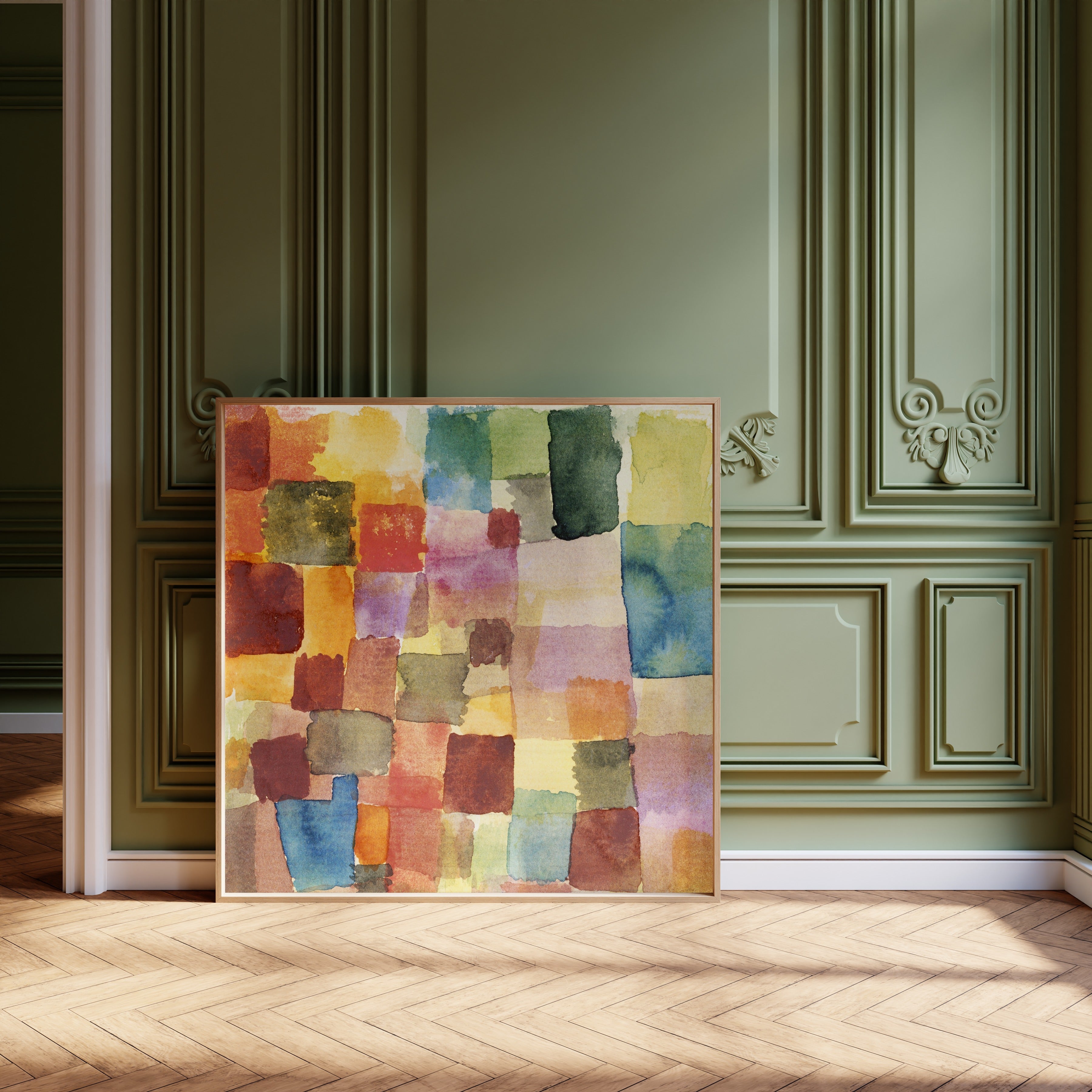 Paul Klee — Untitled (Watercolour Squares) | Bauhaus Fine Art Print - 9ArtPrints