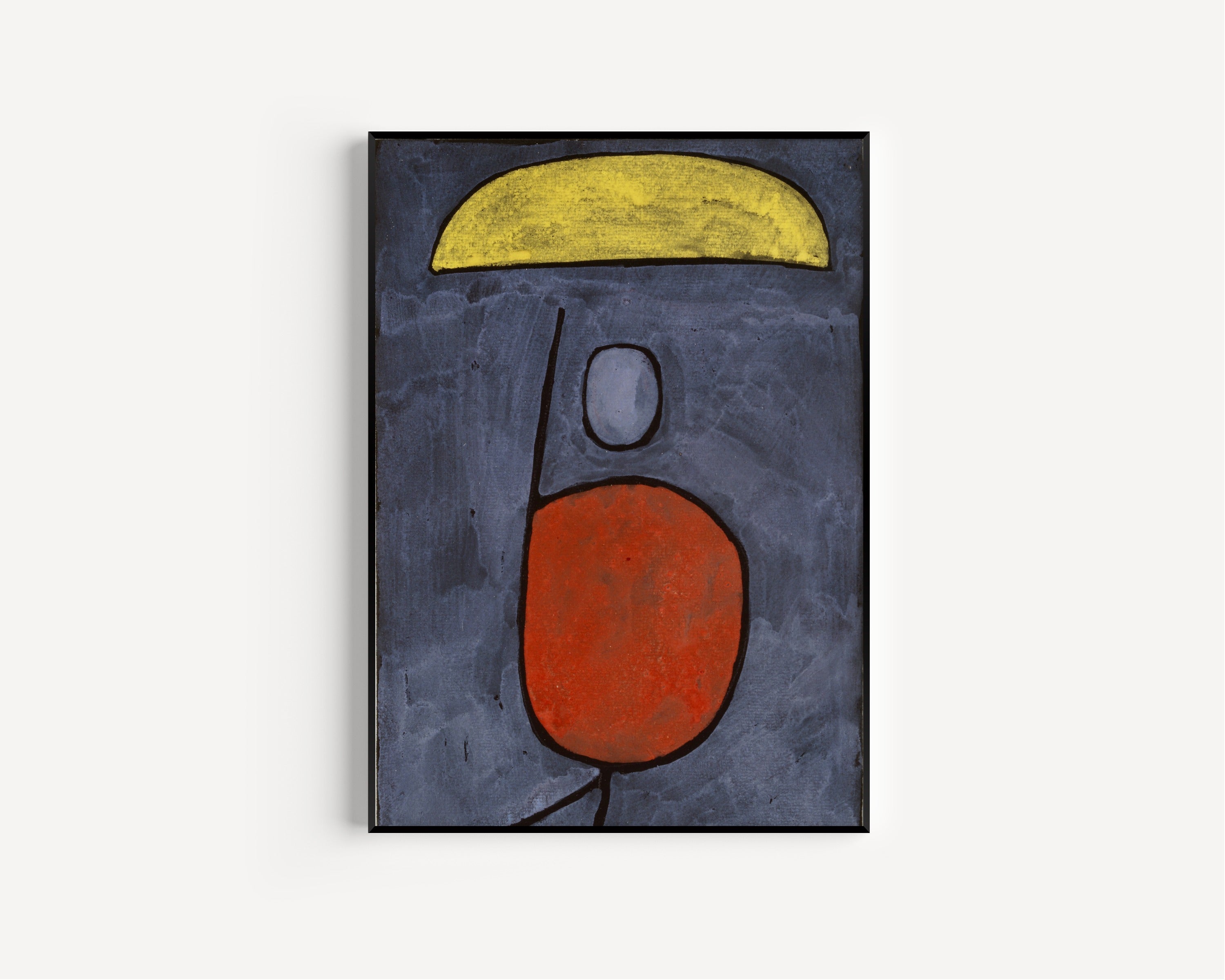 Paul Klee — With an Umbrella | Bauhaus Fine Art Print - 9ArtPrints