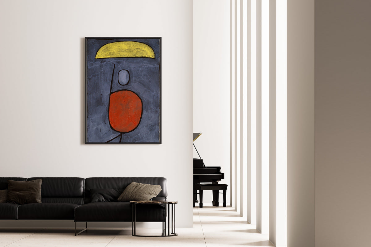 Paul Klee — With an Umbrella | Bauhaus Fine Art Print - 9ArtPrints