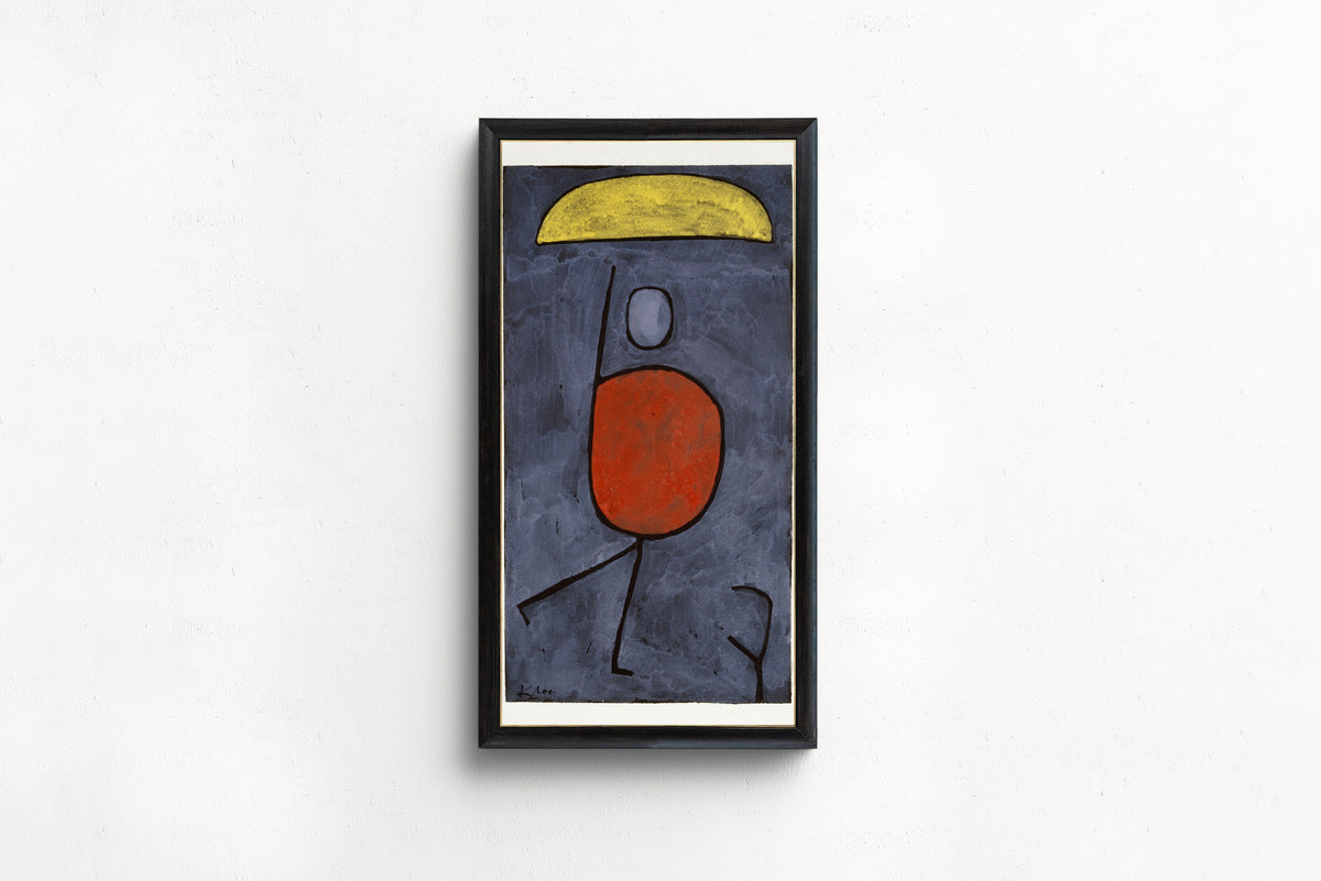 Paul Klee — With an Umbrella | Bauhaus Fine Art Print - 9ArtPrints