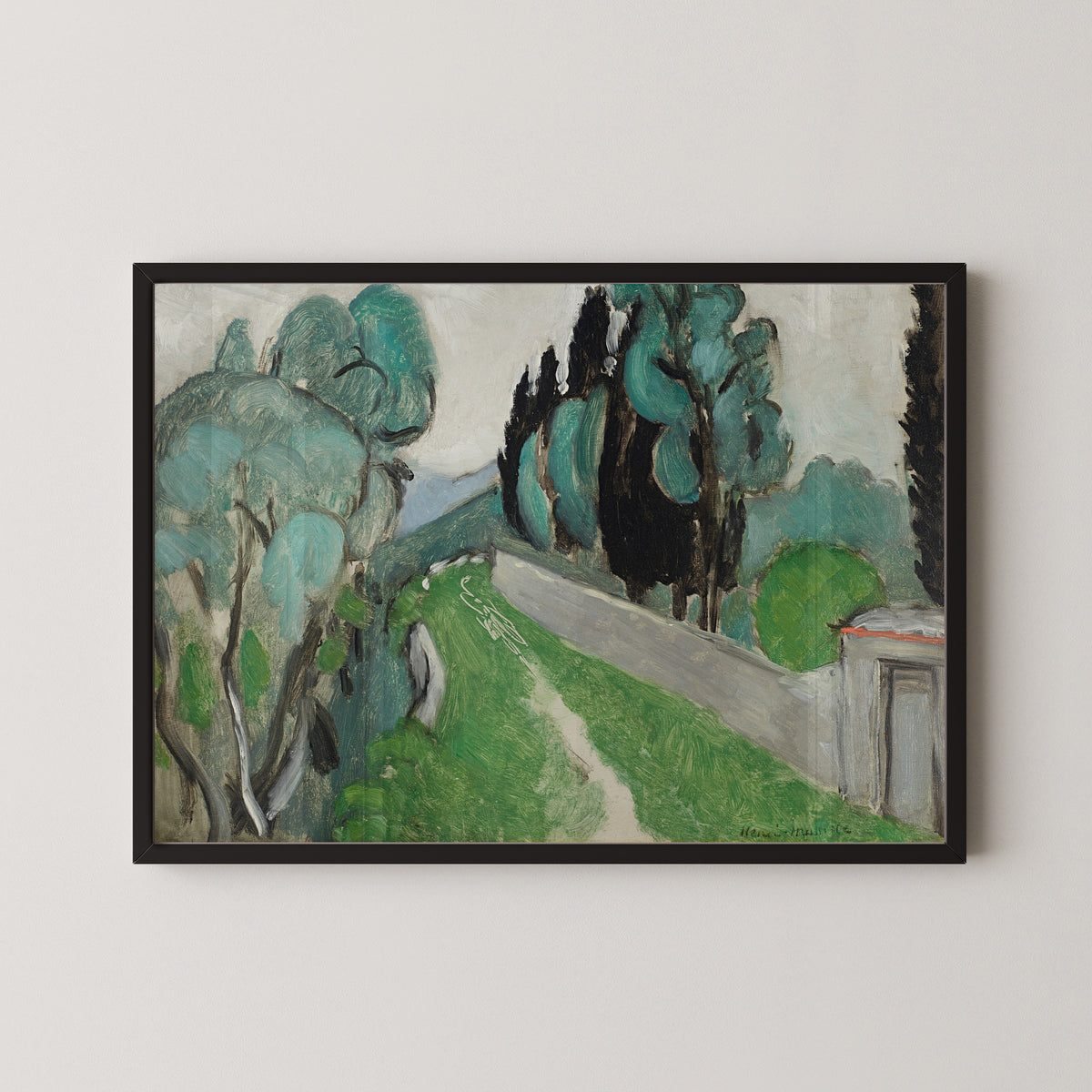 Henri Matisse — Landscape with Cypresses and Olive Trees near Nice | Fine Art Print
