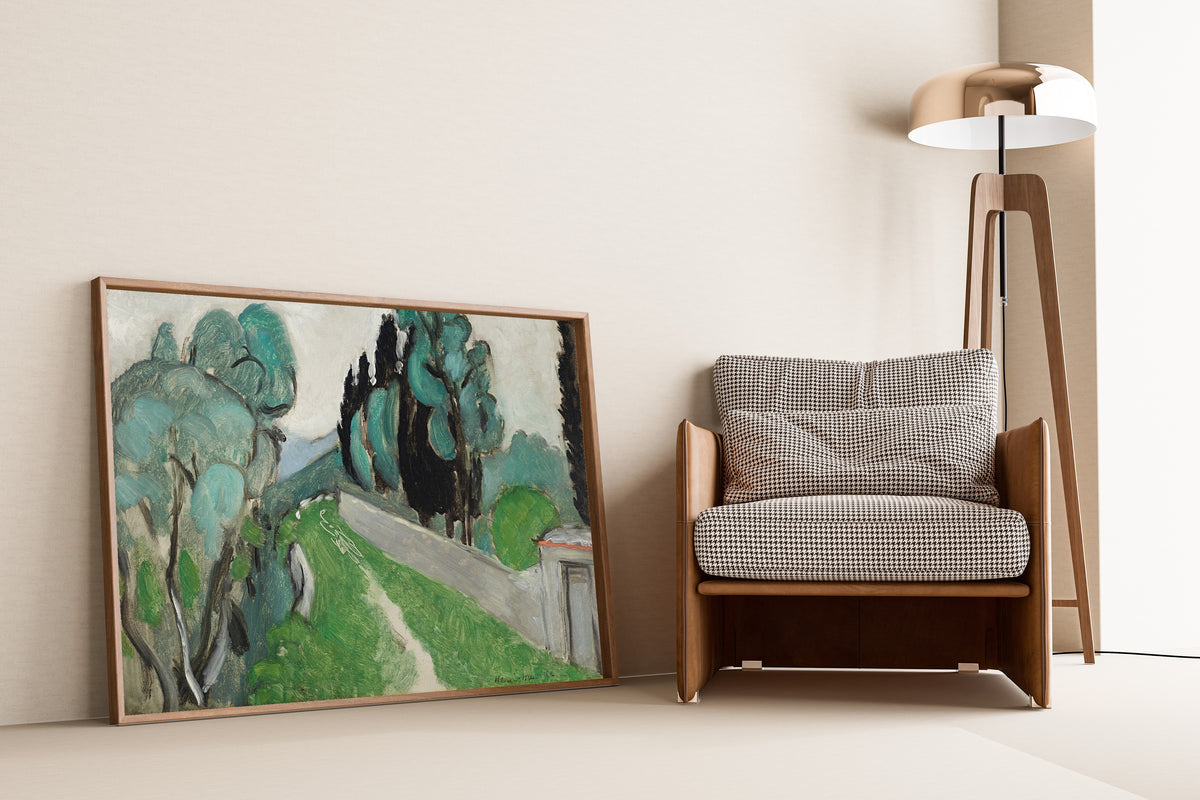Henri Matisse — Landscape with Cypresses and Olive Trees near Nice | Fine Art Print