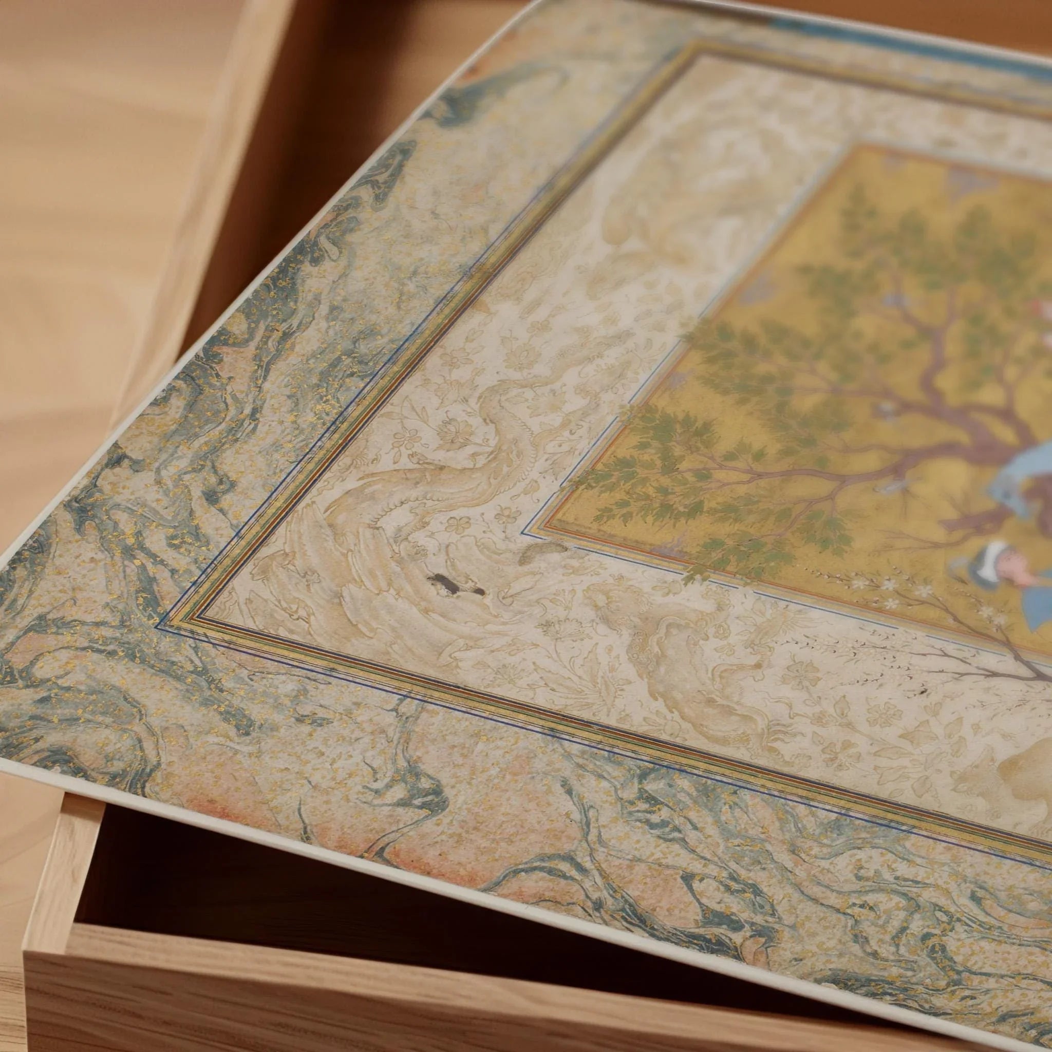 Persian Miniature Art Print: Princely Hawking Party Giclee - 9ArtPrints