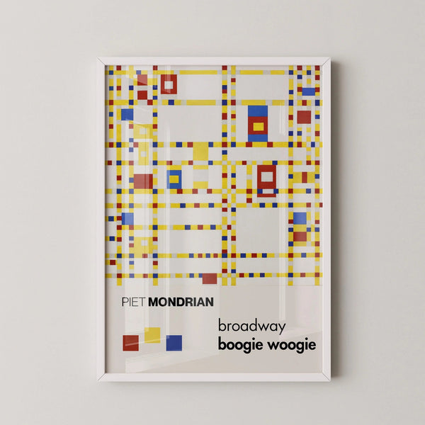 Piet Mondrian — Broadway Boogie Woogie | Neoplasticism Fine Art Print