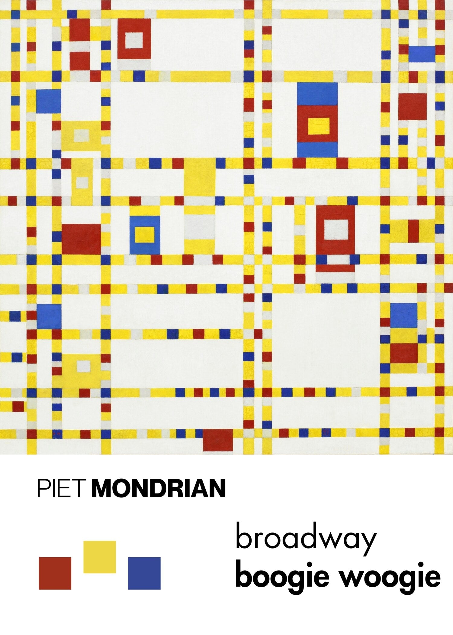 Piet Mondrian — Broadway Boogie Woogie | Neoplasticism Fine Art Print - 9ArtPrints