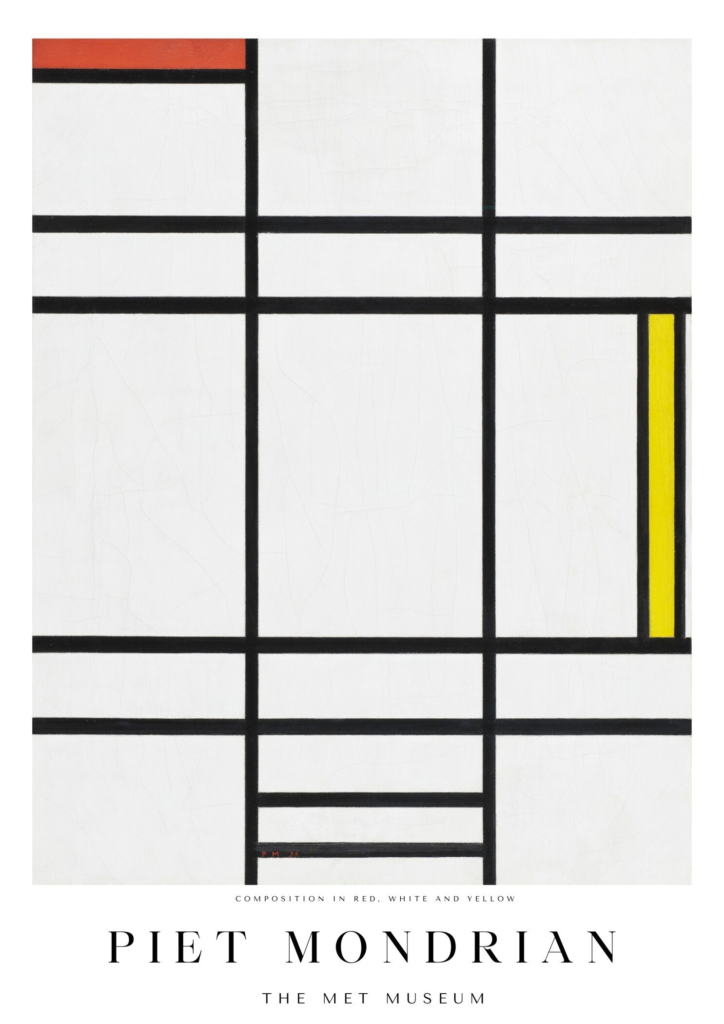 Piet Mondrian — Composition (1936) | Neoplasticism Fine Art Print - 9ArtPrints