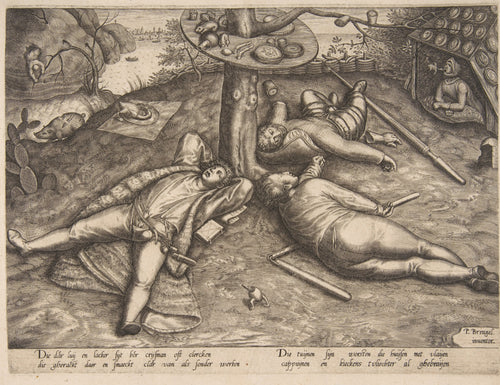 Pieter Bruegel the Elder — The Land of Cockaigne | Engraving Print