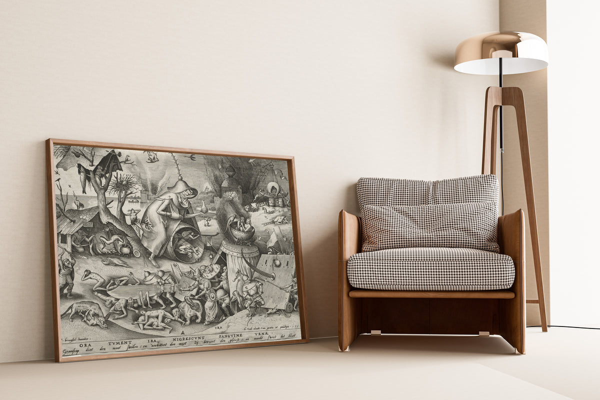 Pieter Bruegel the Elder — The Seven Deadly Sins: Anger | Etching Print