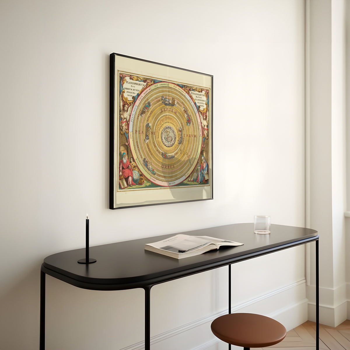 Andreas Cellarius — The Ptolemaic Planisphere (Plate 1) | Celestial Map Print