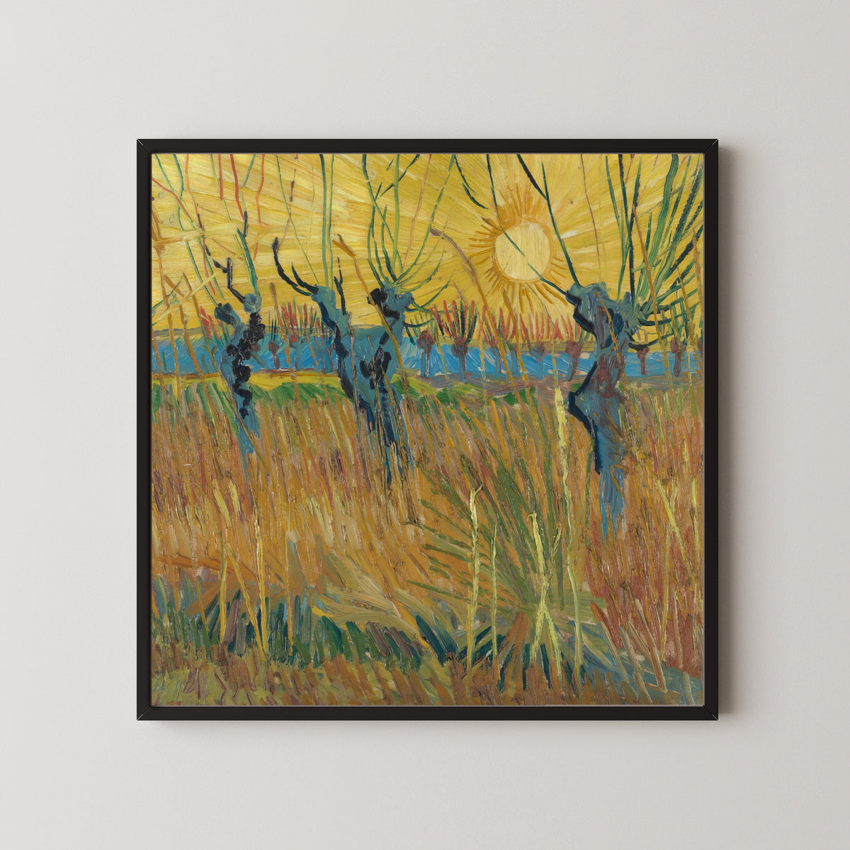 Vincent van Gogh — Pollard Willows at Sunset | Fine Art Print