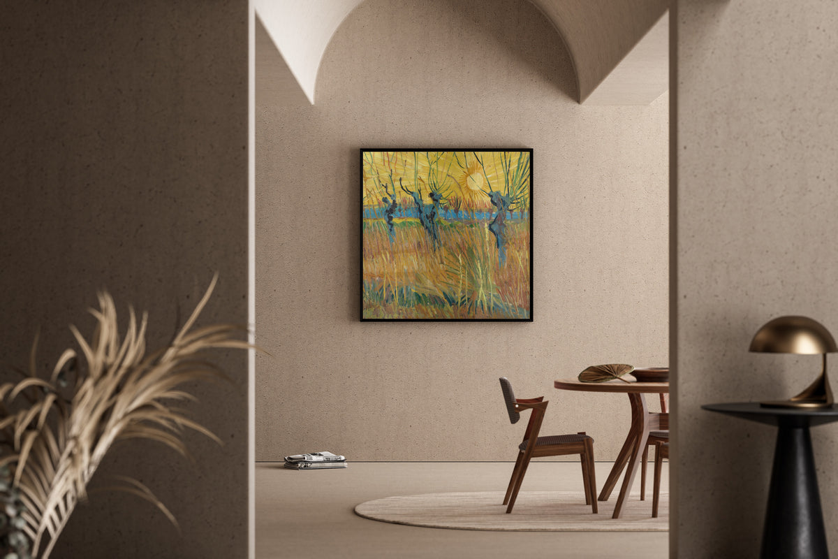 Vincent van Gogh — Pollard Willows at Sunset | Fine Art Print
