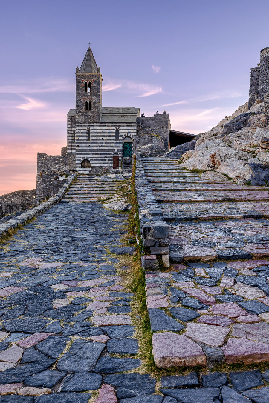 Pablo Meilán Campagnale — Porto Venere | Fine Art Photography Print shown to scale on a wall above a sofa