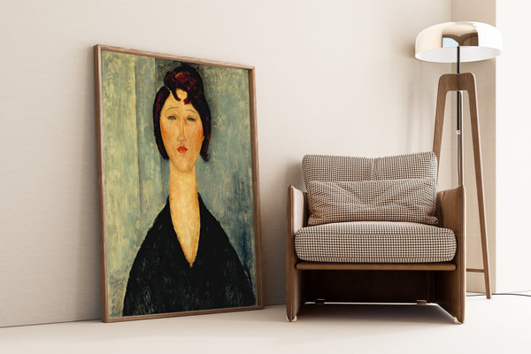Amedeo Modigliani — Portrait of a Young Woman in Black | Fine Art Print