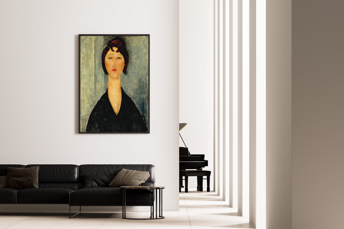 Amedeo Modigliani — Portrait of a Young Woman in Black | Fine Art Print