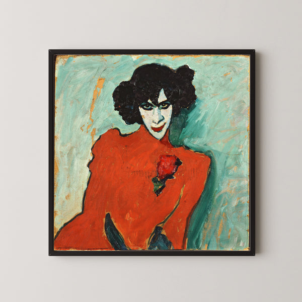 Alexej von Jawlensky — Portrait of the Dancer Alexander Sakharov | Expressionist Fine Art Print