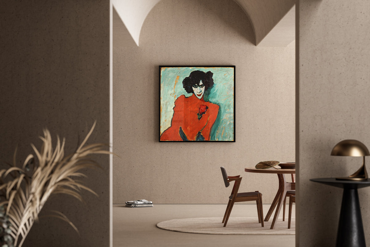 Alexej von Jawlensky — Portrait of the Dancer Alexander Sakharov | Expressionist Fine Art Print