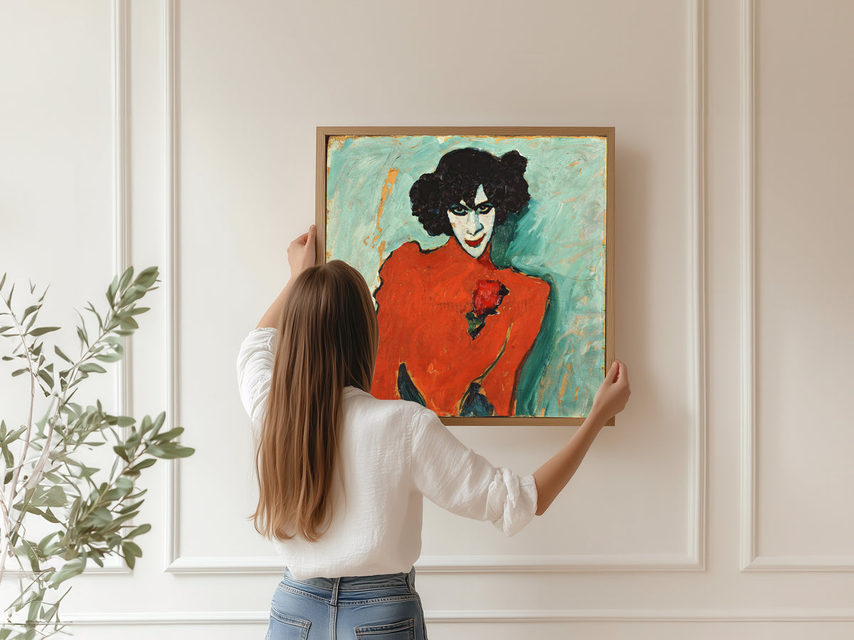 Alexej von Jawlensky — Portrait of the Dancer Alexander Sakharov | Expressionist Fine Art Print