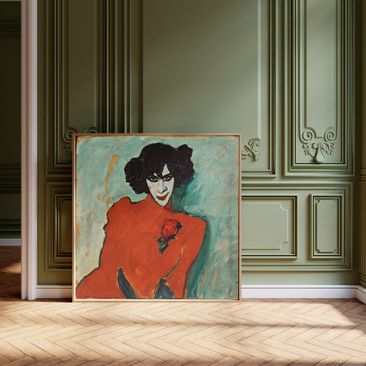Alexej von Jawlensky — Portrait of the Dancer Alexander Sakharov | Expressionist Fine Art Print