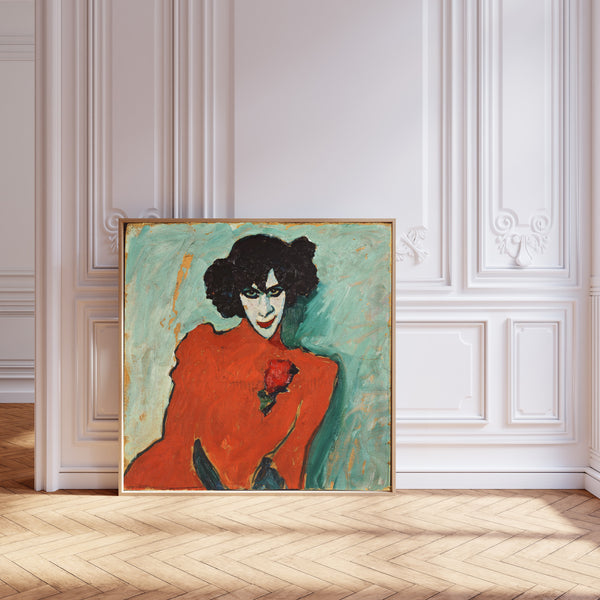 Alexej von Jawlensky — Portrait of the Dancer Alexander Sakharov | Expressionist Fine Art Print