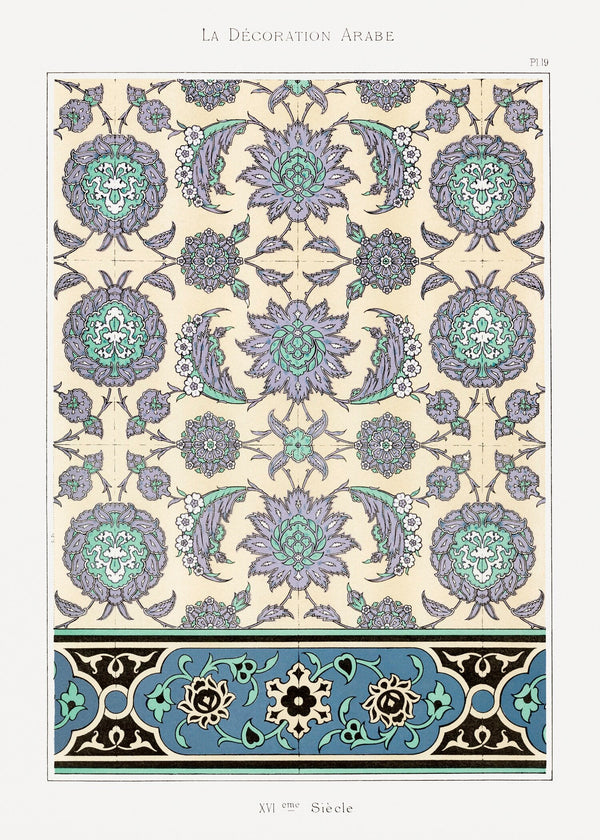 Prisse d'Avennes — Arabian Pattern 19 | Islamic Ornament Print