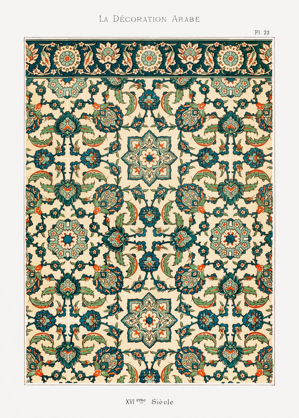 Prisse d'Avennes — Arabian Pattern 23 | Islamic Ornament Print