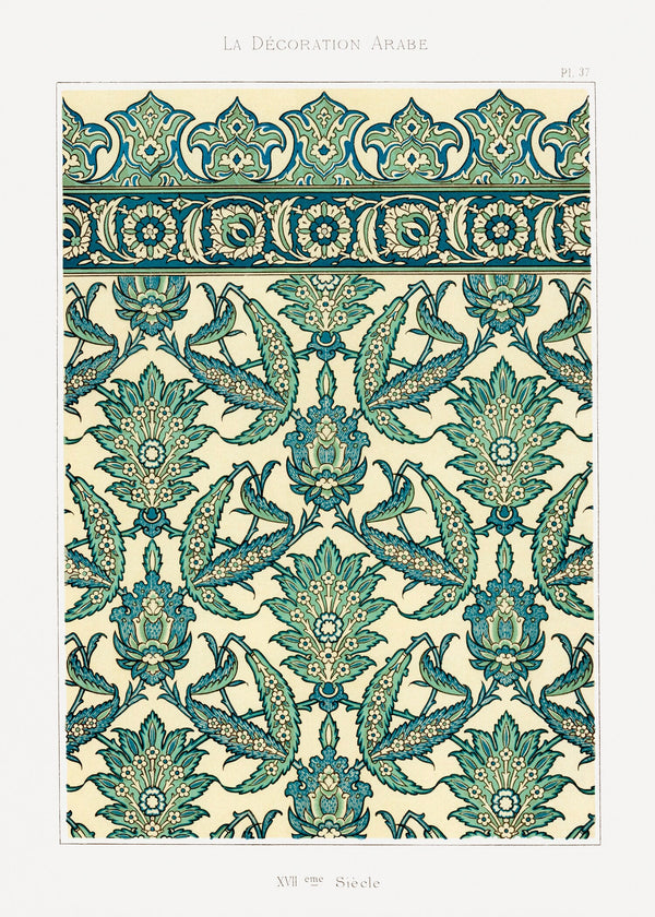 Prisse d'Avennes — Arabian Pattern 37 | Islamic Ornament Print