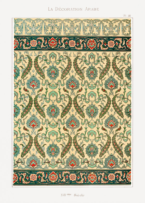 Prisse d'Avennes — Arabian Pattern 38 | Islamic Ornament Print