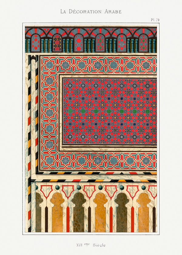 Prisse d'Avennes — Arabian Pattern 79 | Islamic Ornament Print