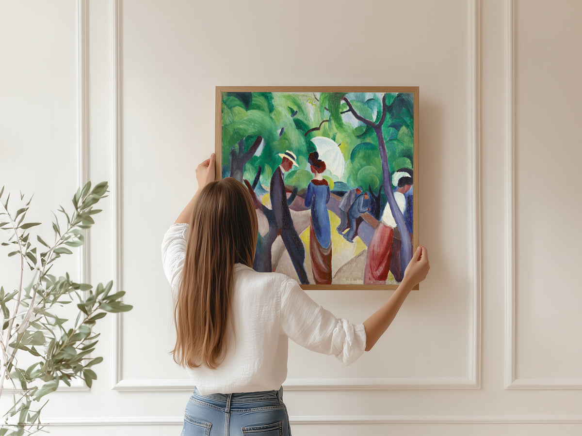 August Macke — Promenade | Expressionist Fine Art Print