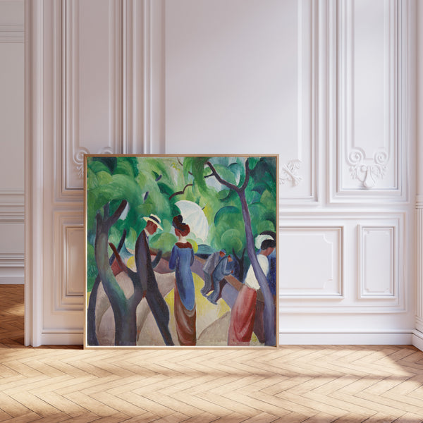 August Macke — Promenade | Expressionist Fine Art Print