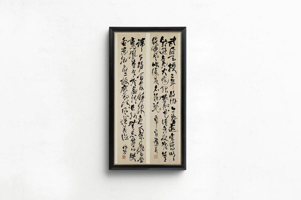 Pu Hua — Chinese Calligraphy | Late Qing Dynasty Art Print