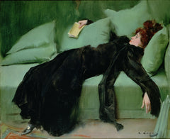 Ramon Casas — Decadent Young Woman | Fine Art Print