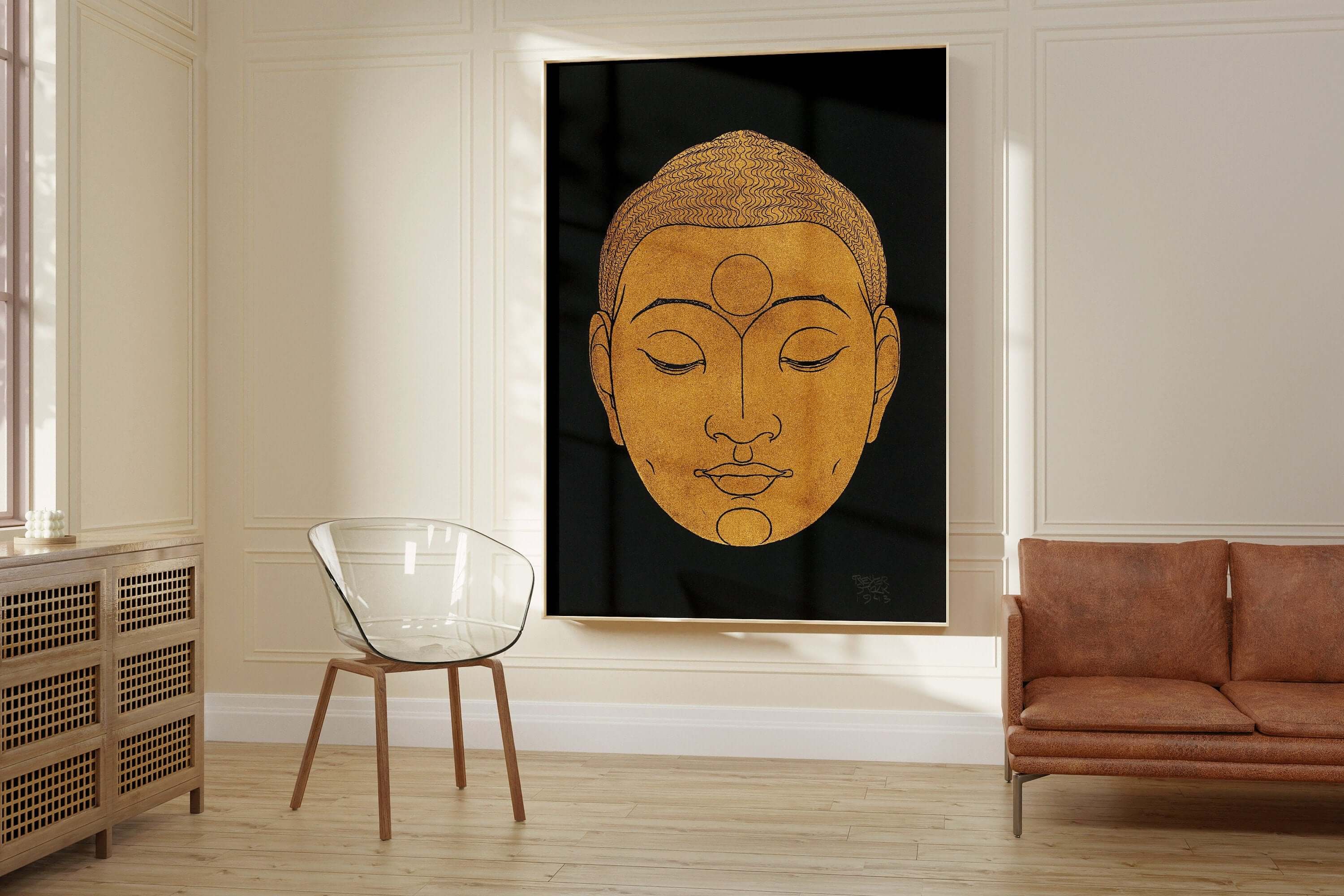 Reijer Stolk - Head of Buddha (available framed or unframed) - 9ArtPrints