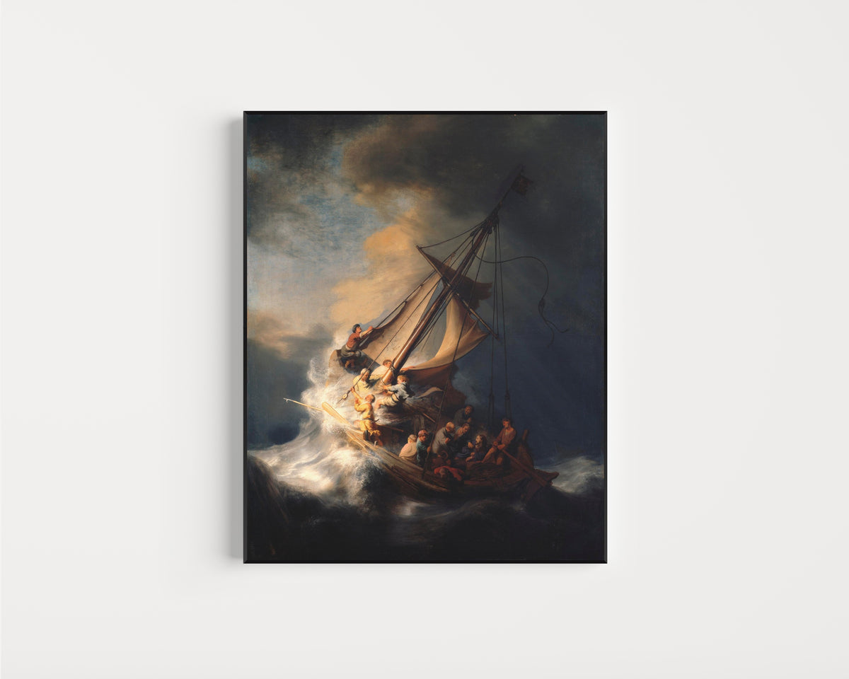 Rembrandt van Rijn — The Storm on the Sea of Galilee | Fine Art Print