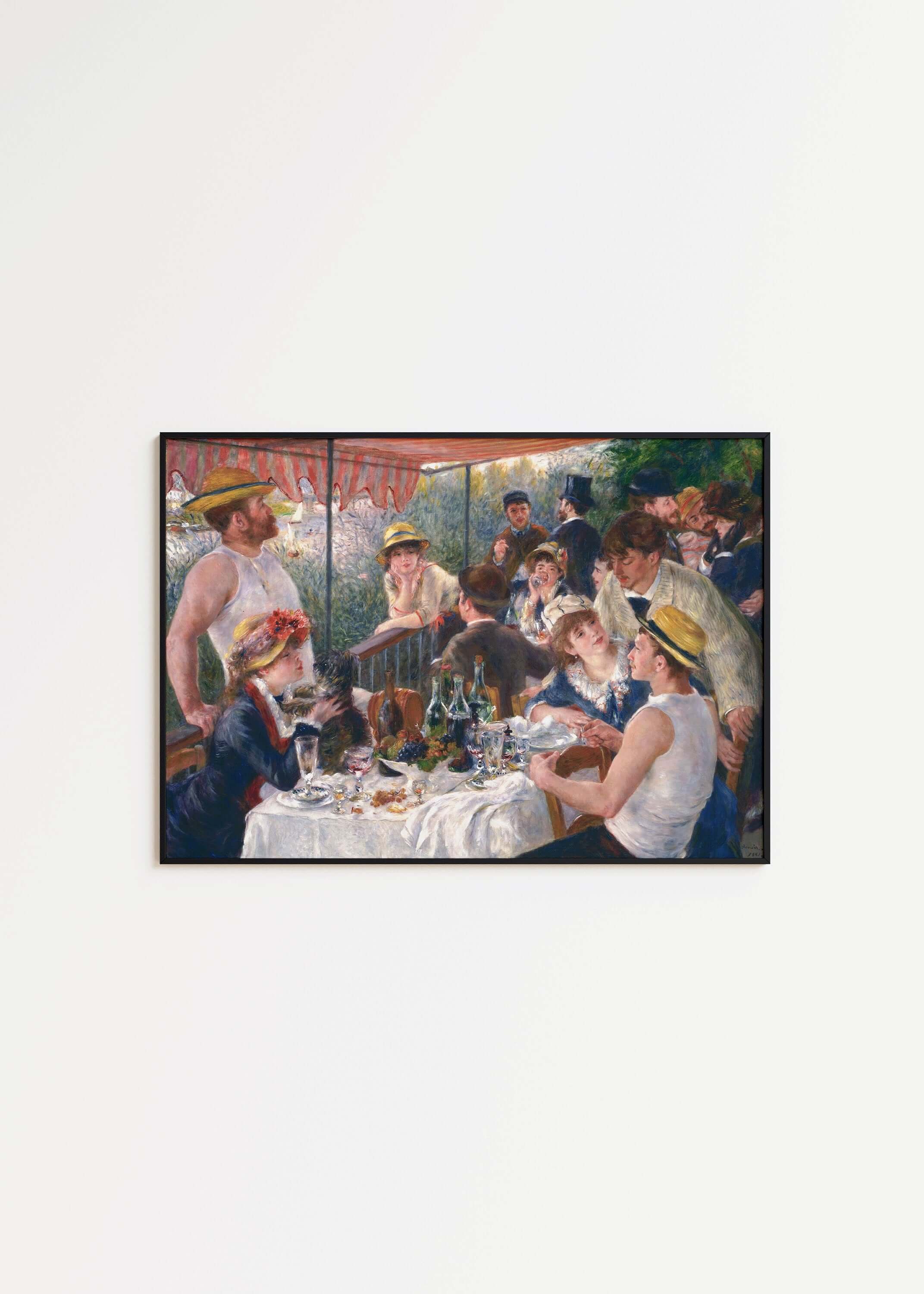 Renoir - The Boating Party | Famous Impressionist Art (available framed or unframed) - 9ArtPrints