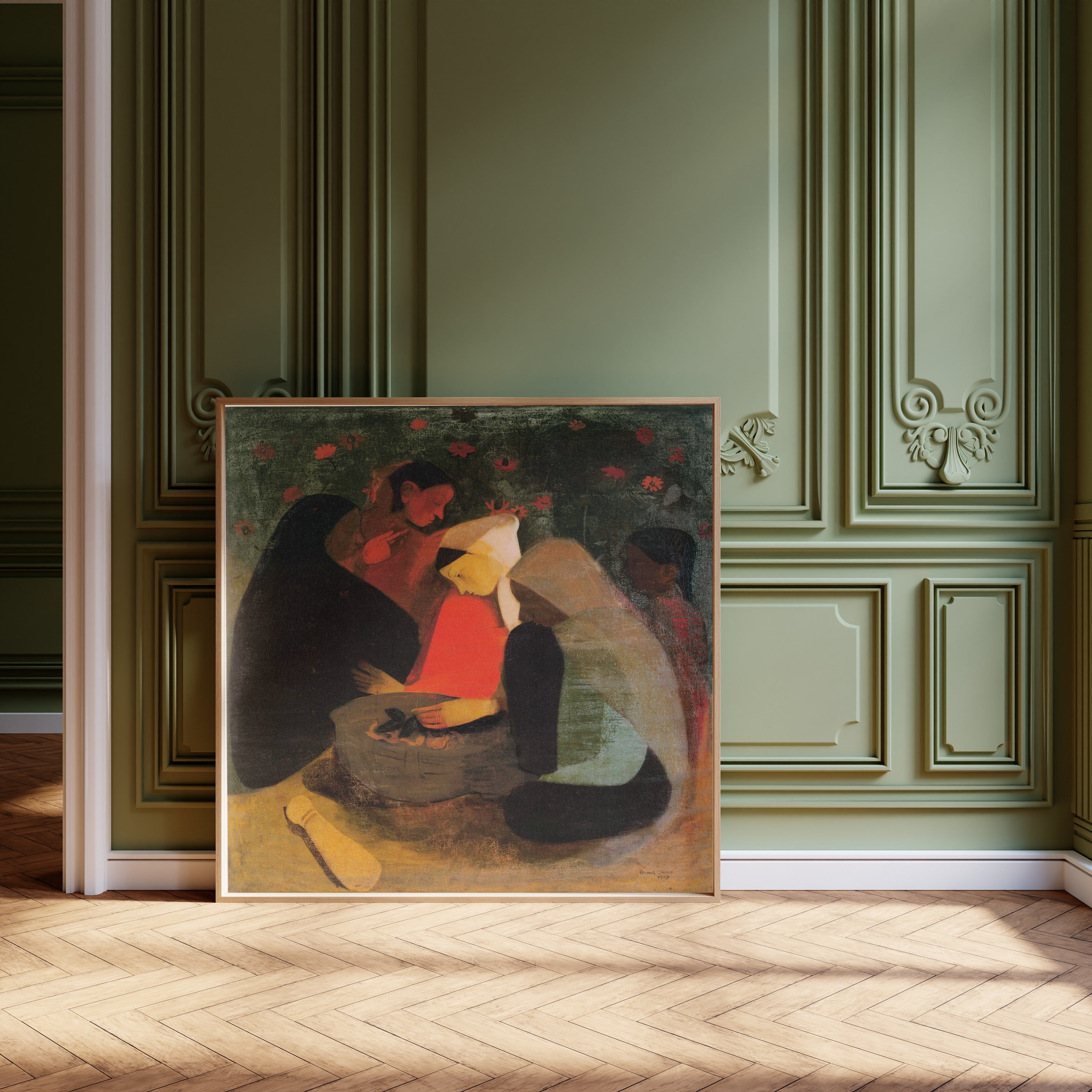 Amrita Sher-Gil — Resting | Fine Art Giclée Print