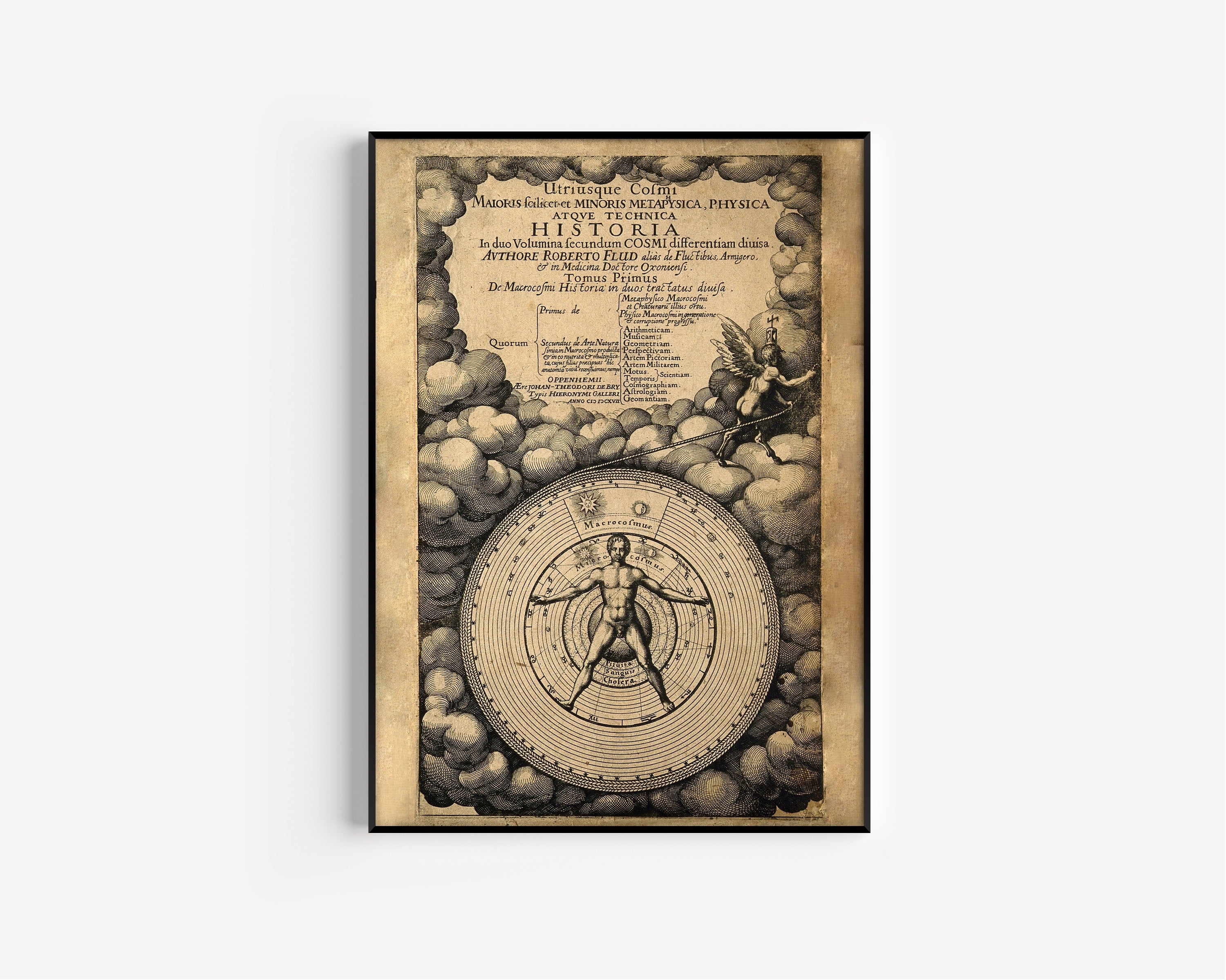 Robert Fludd — The Microcosm and the Macrocosm | Fine Art Giclée Print - 9ArtPrints