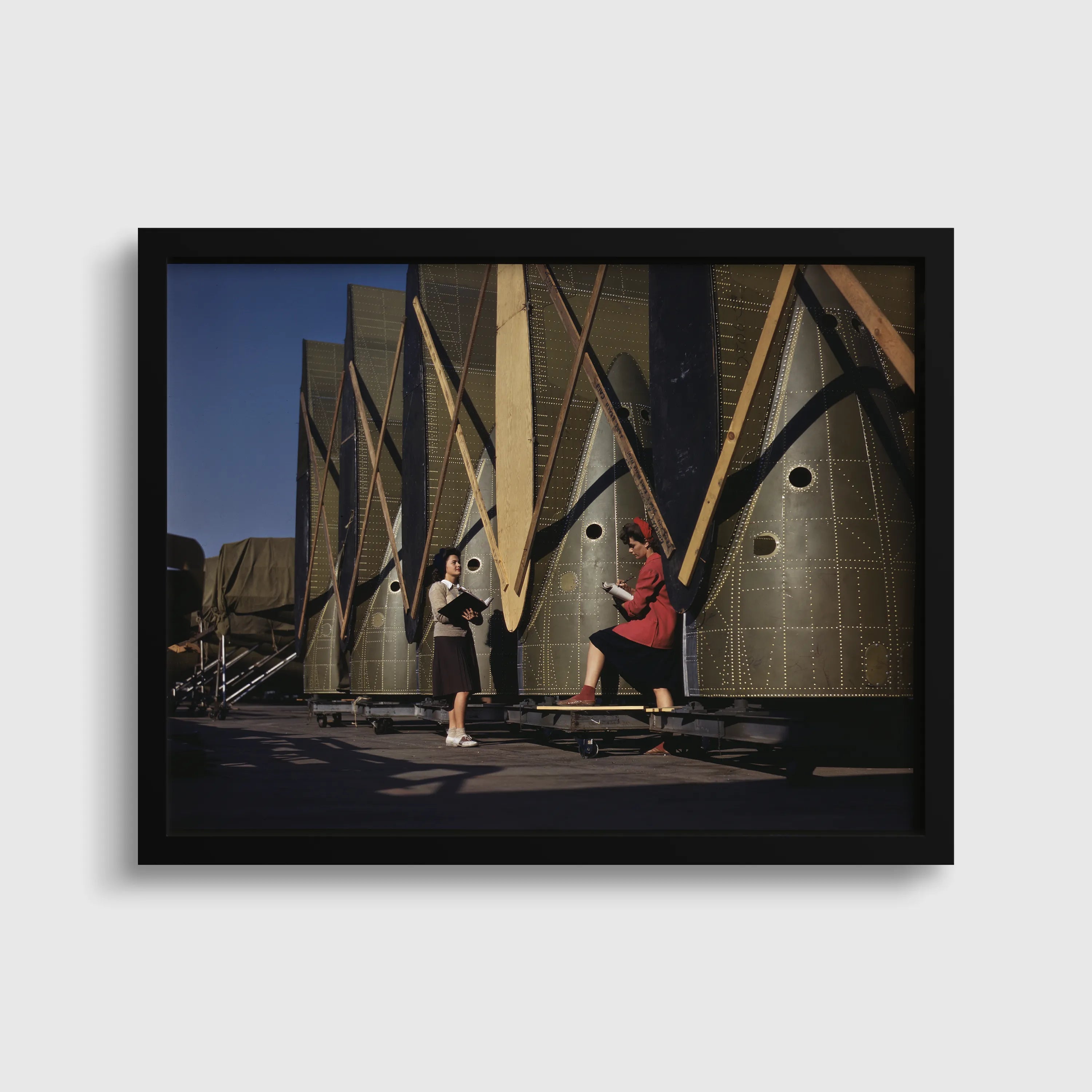 Rocket Inspectors : Color Vintage Photograph - 9ArtPrints