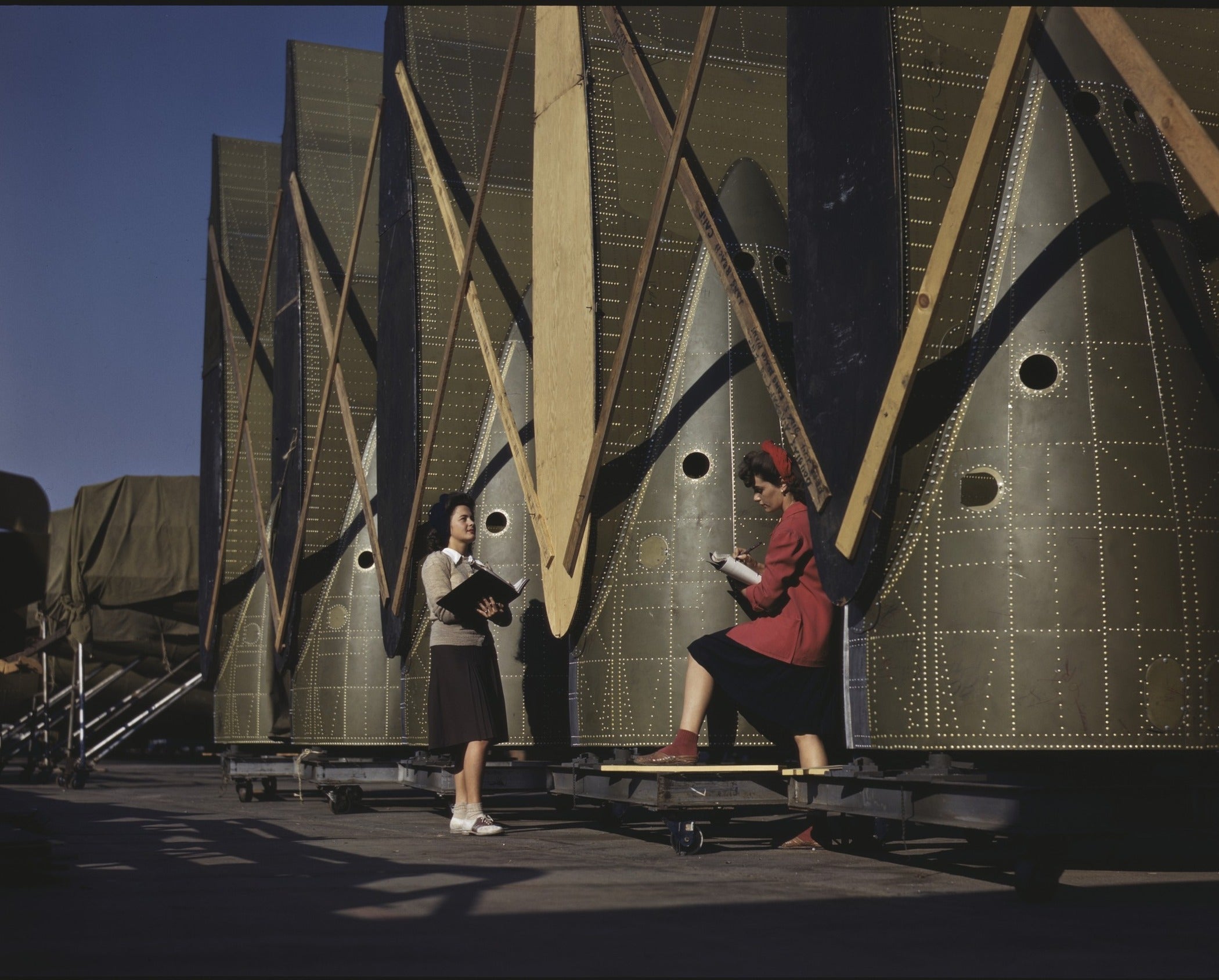 Rocket Inspectors | Color Vintage Photography Print - 9ArtPrints