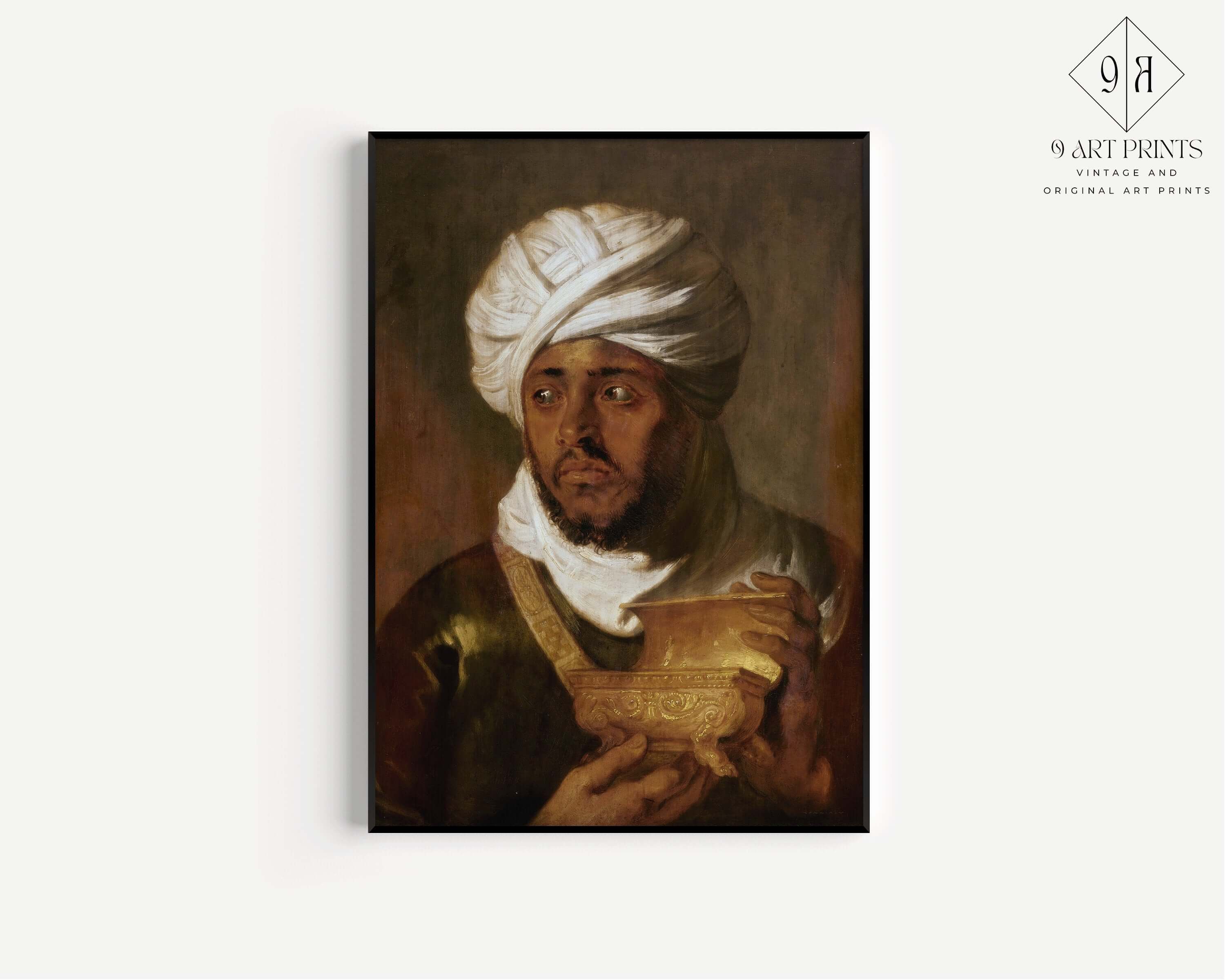 Rubens - The Moorish King | Famous Orientalist Art (available framed or unframed) - 9ArtPrints