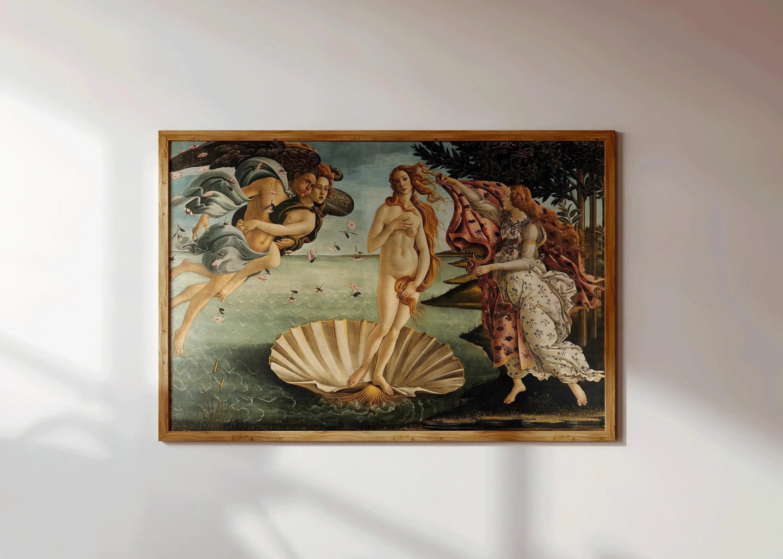 Sandro Botticelli - The Birth of Venus | Famous Renaissance Art (available handframed or unframed) - 9ArtPrints
