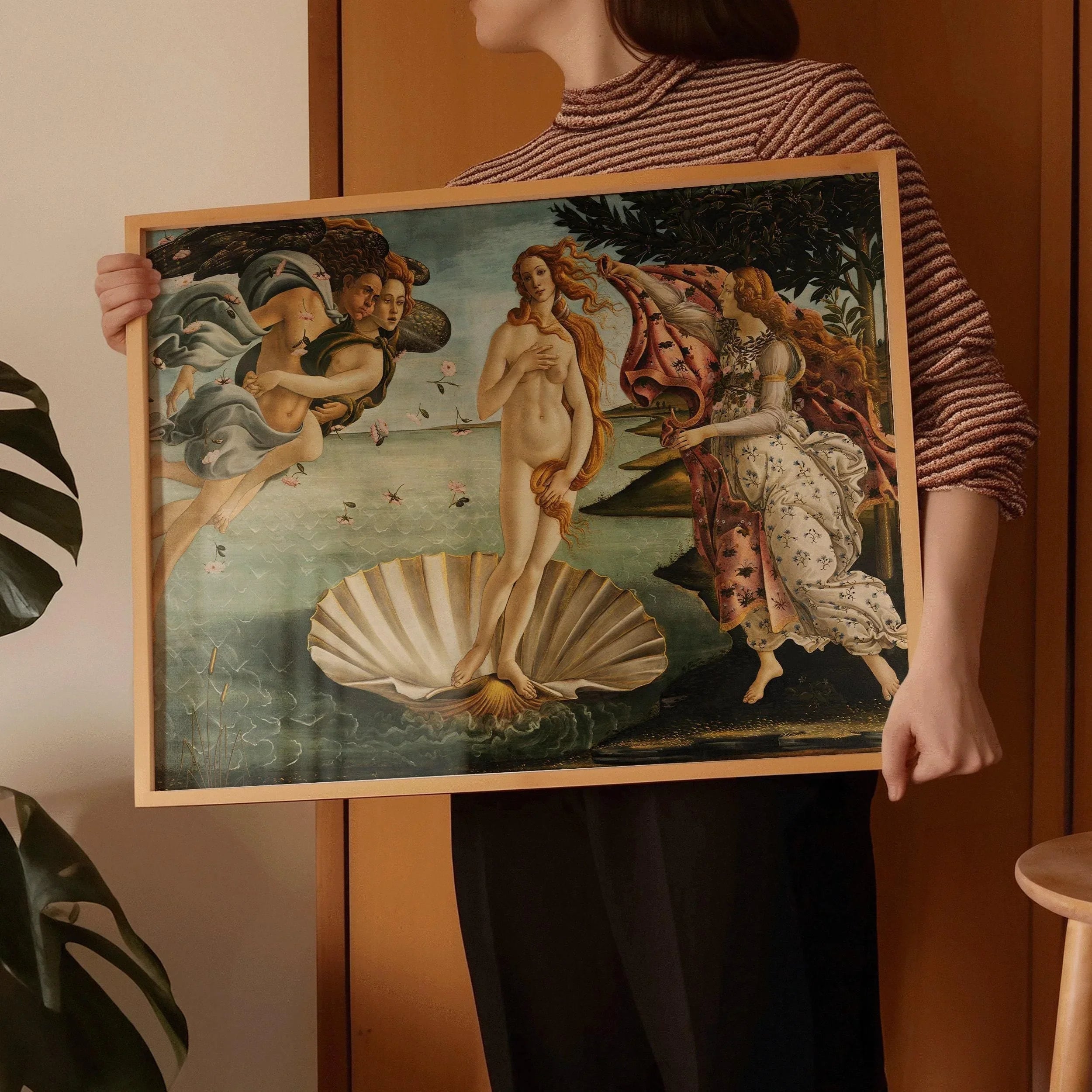 Sandro Botticelli - The Birth of Venus | Famous Renaissance Art (available handframed or unframed) - 9ArtPrints