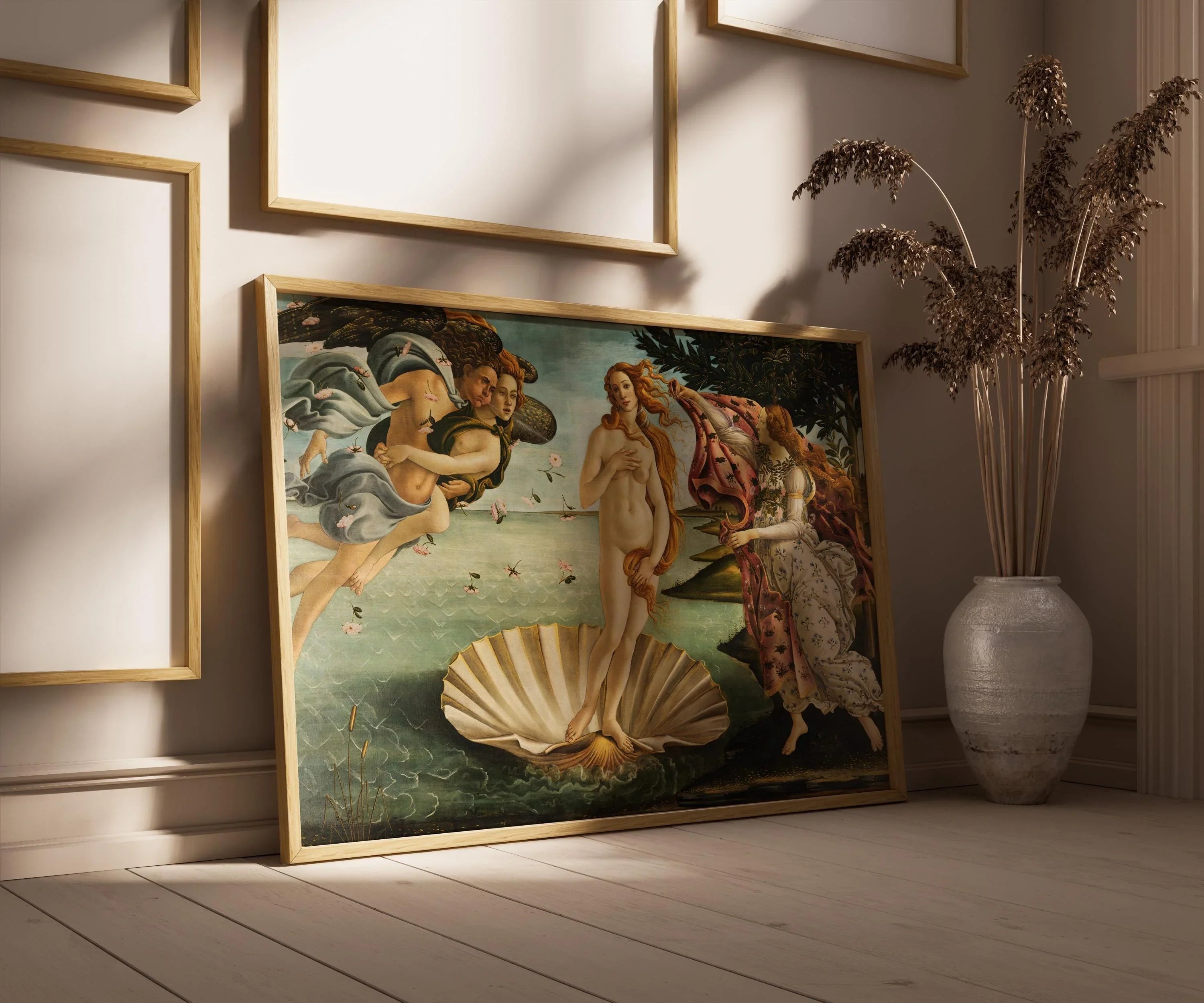 Sandro Botticelli - The Birth of Venus | Famous Renaissance Art (available handframed or unframed) - 9ArtPrints