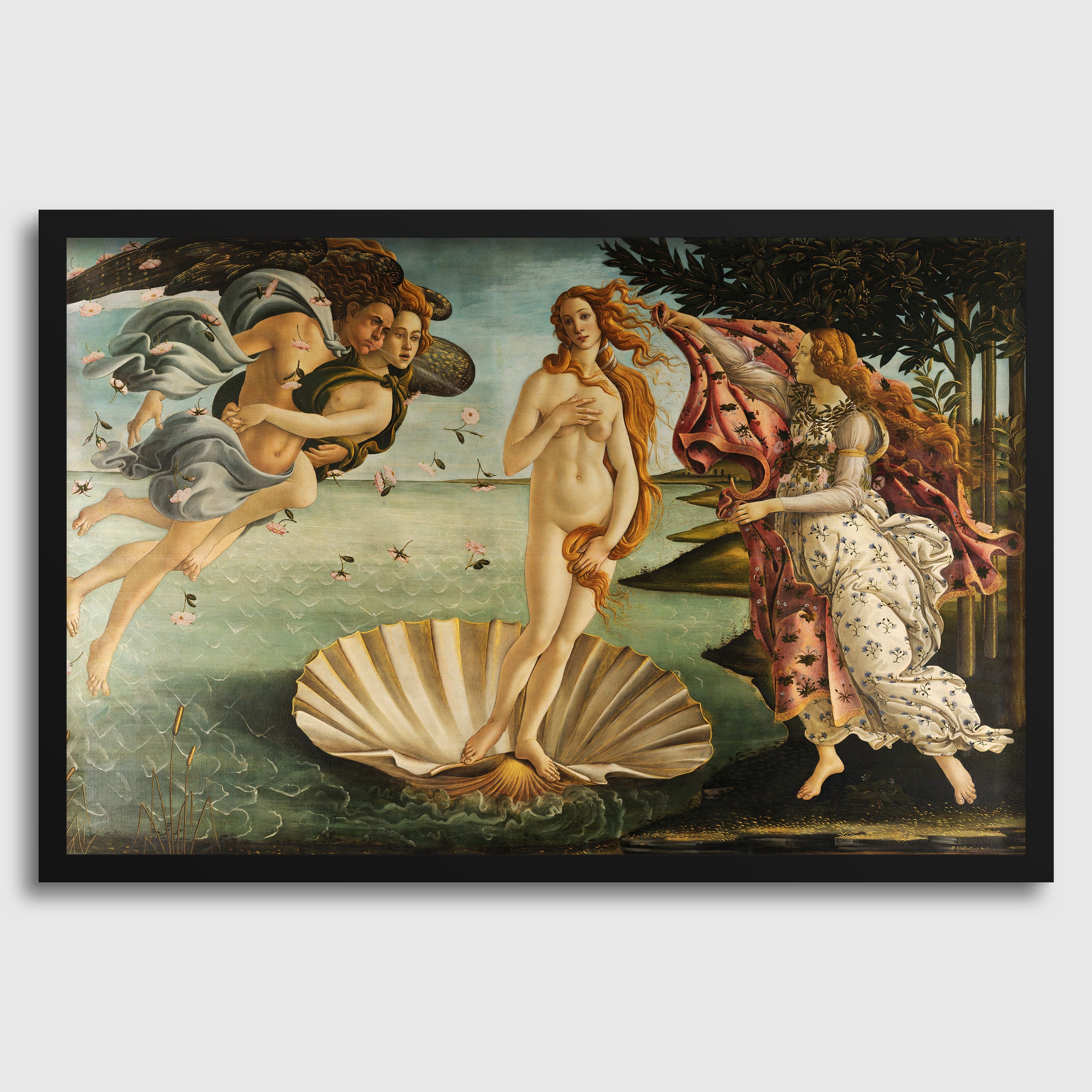 Sandro Botticelli - The Birth of Venus | Famous Renaissance Art (available handframed or unframed) - 9ArtPrints