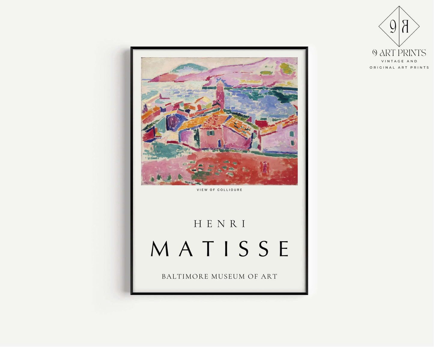 Set of 2 Henri Matisse Prints - Olive Trees and View of Collioure | Museum Art Posters (available framed or unframed) - 9ArtPrints