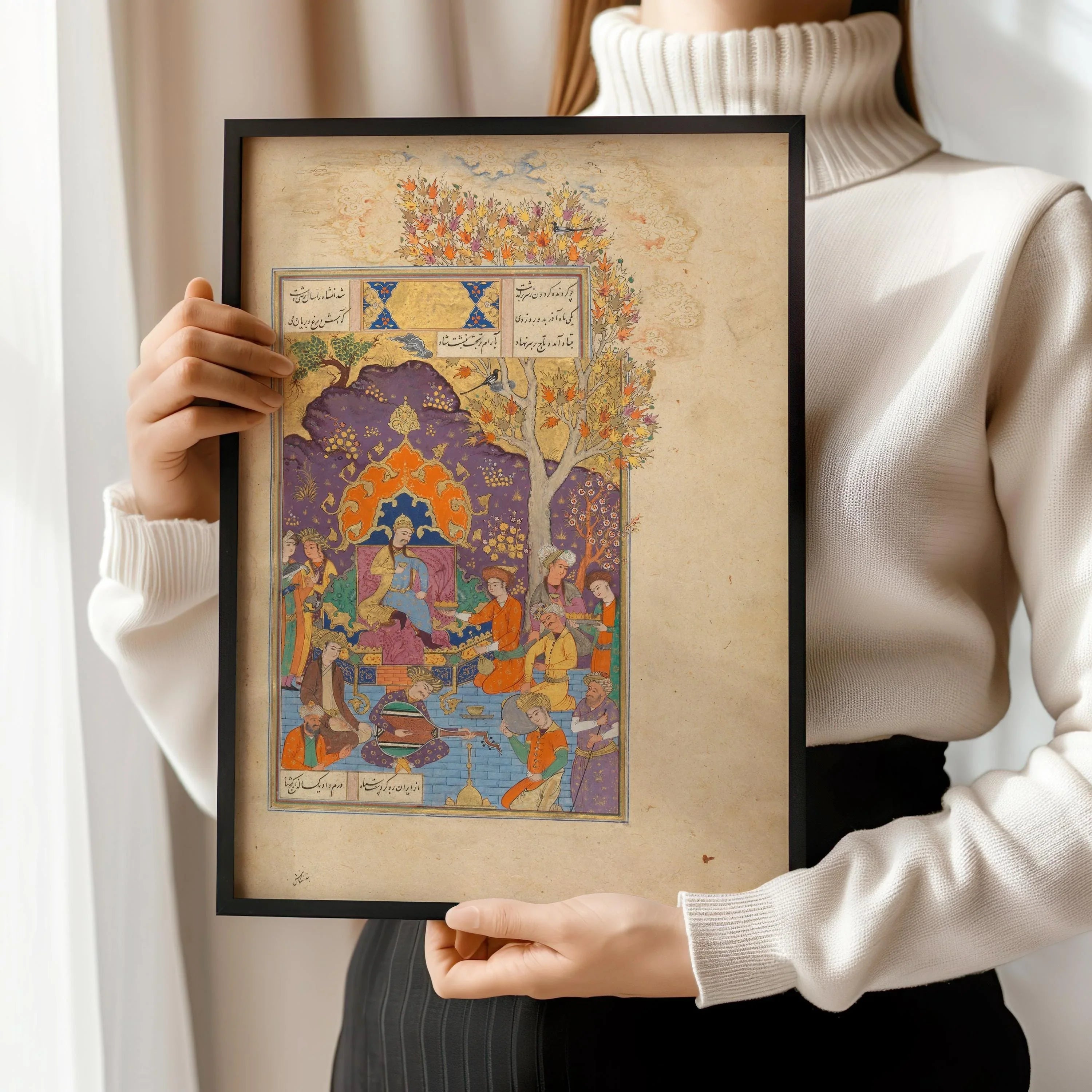 Shahnama Giclee Art Print: Persian Miniature, Museum Quality - 9ArtPrints