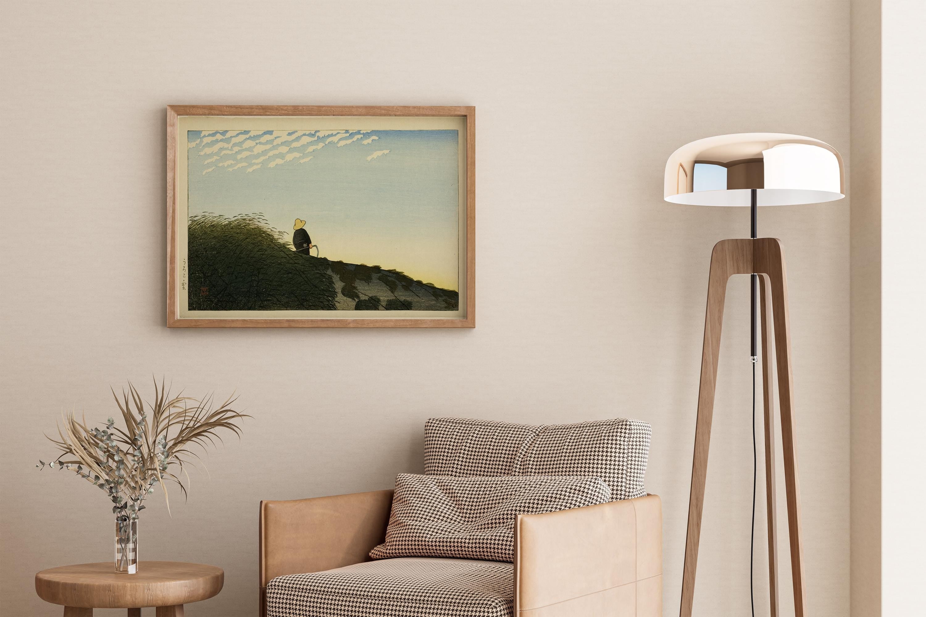 Shiro Kasamatsu Cirrocumulus Clouds Giclée Print: Japanese Woodblock Art - 9ArtPrints